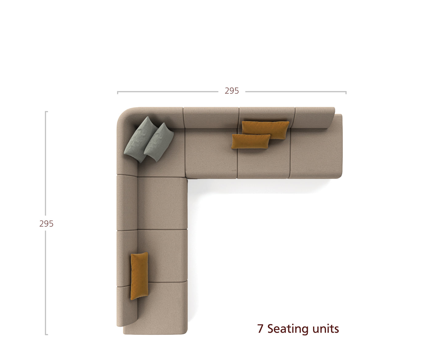 Connect – single-sided sofa