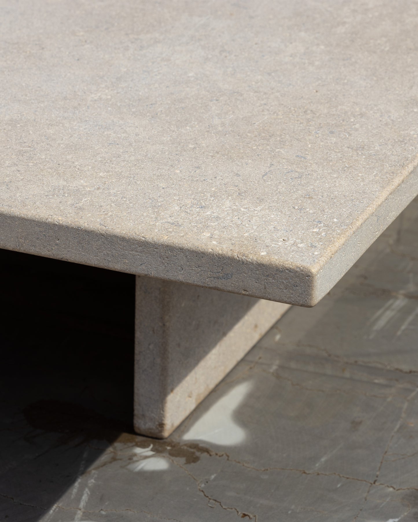 Float – stone coffee table