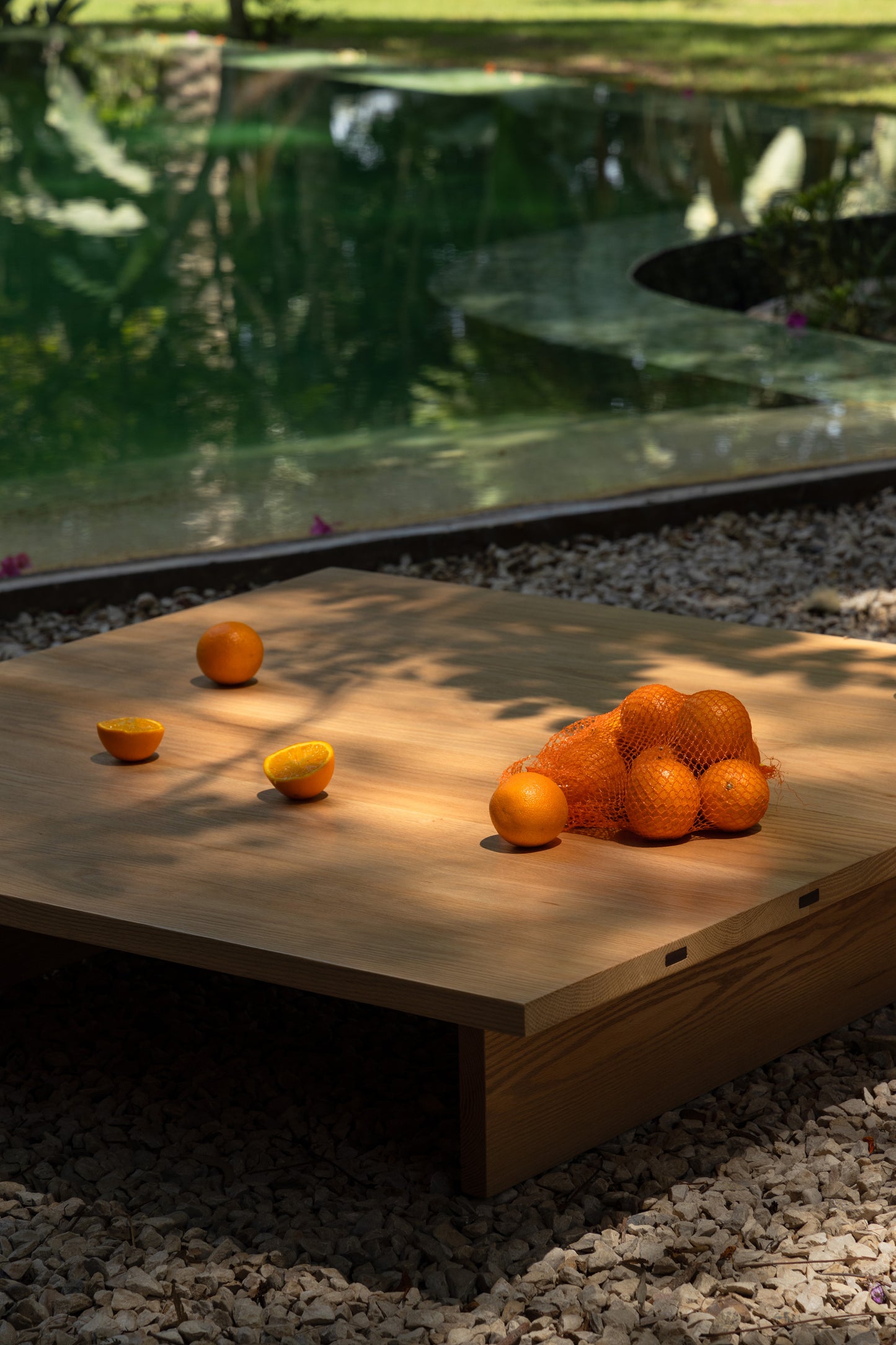 Float - wooden coffee table