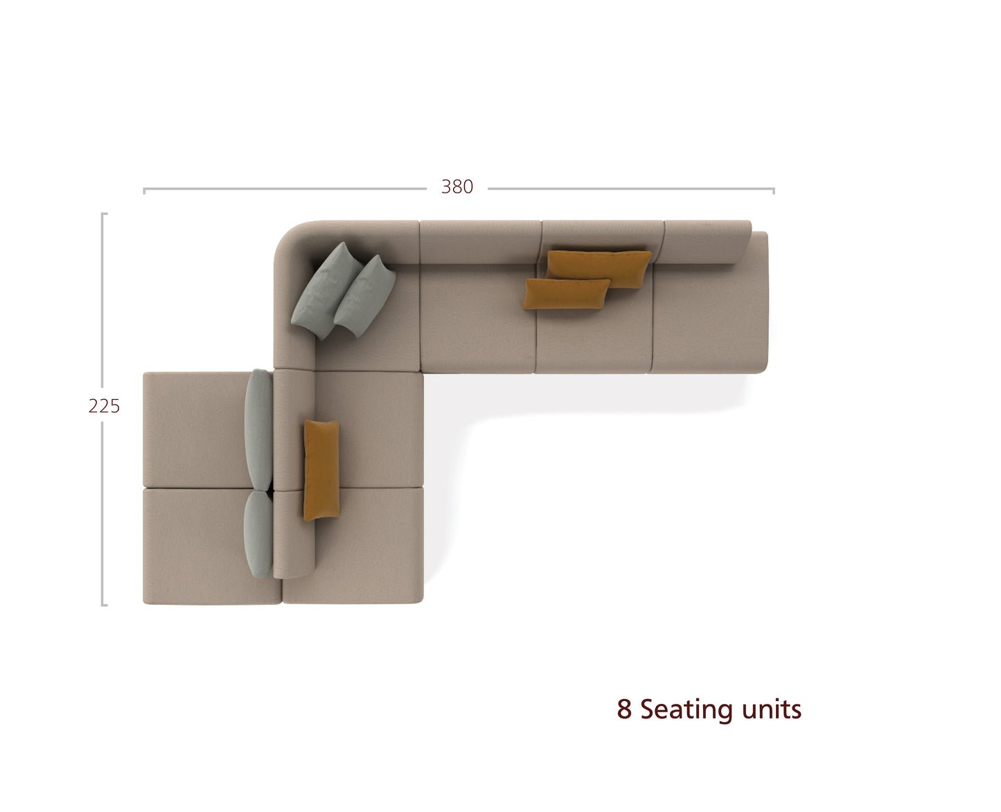 Connect – double-sided sofa